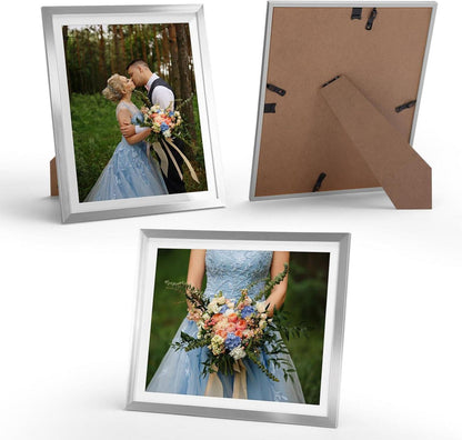 Silber Bilderrahmen Collage Set für 20x25 cm Fotos