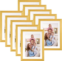 Goldene Bilderrahmen Collage Set für Fotos ohne Passepartout