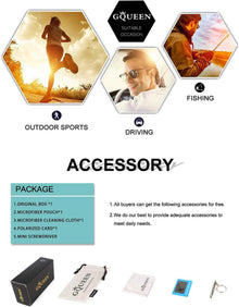 Polarisierte Steampunk Sonnenbrille Rund UV400 46mm GQUEEN