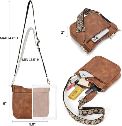 Moderne BOSTANTEN Damen Handtasche Leder Crossbody Schultertasche