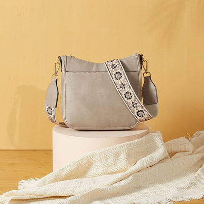 BOSTANTEN Damen Mittelgroße Leder Crossbody Umhängetasche