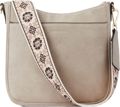 Leder Damen Handtasche Crossbody Bag verstellbarer Riemen