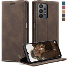 Samsung Galaxy A23 Handyhülle 5G Premium Leder Flip Case Standfunktion