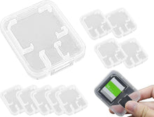 9er Set Kunststoff Aufbewahrungsboxen für SD & TF Karten