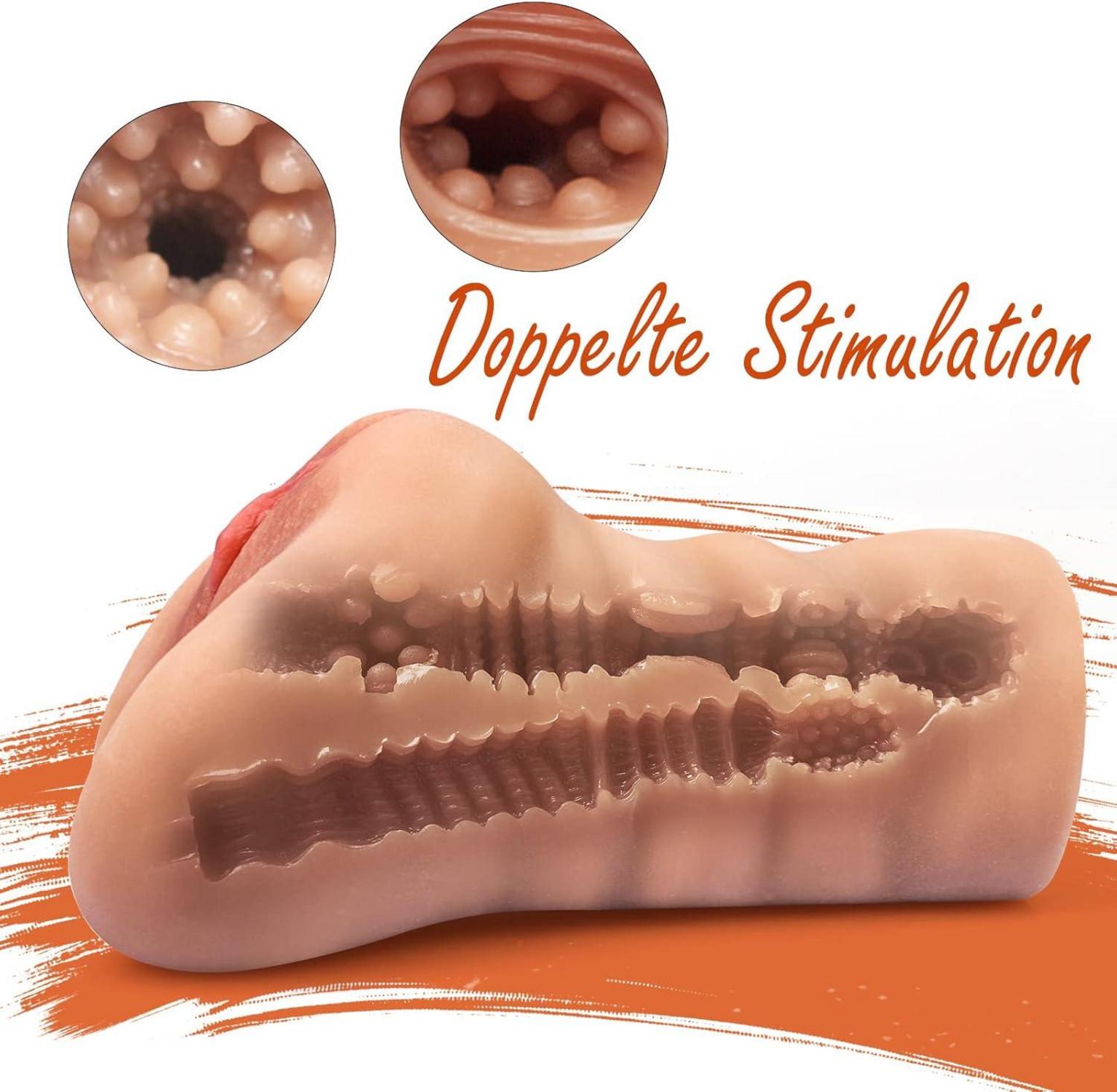 Realistischer Masturbator 3D Vagina Anal Erotik Mann