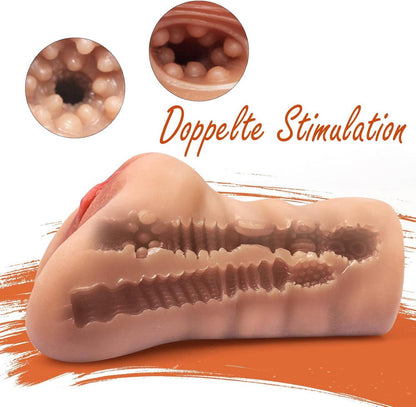 Realistischer Masturbator 3D Vagina Anal Erotik Mann