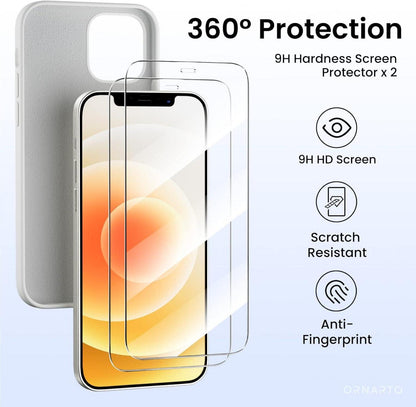iPhone 12/12 Pro 6,1 Zoll Silikon Case 5-in-1 Schutz