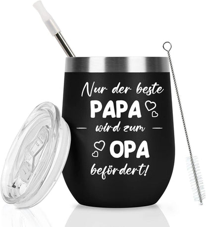 Opa Geschenk Papa Vatertag Weihnachten 12oz Coffee Becher
