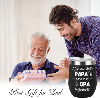 Livole Opa Geschenk Vatertag Weihnachtsgeschenk 12oz Coffee