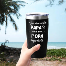 Livole Opa Geschenk Vatertag 20oz Kaffeebecher Edelstahl