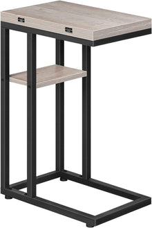 C-Form Beistelltisch Klappbarer Sofatisch Couchtisch Snacktisch