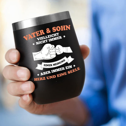 Vatertagsgeschenk To Go 12oz Thermobecher Camping Becher