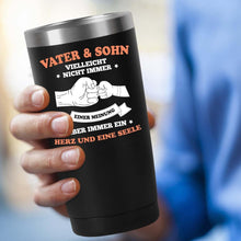 Livole Vater Sohn Geschenk 600ml Thermobecher Edelstahl