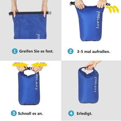 Wasserdichte Dry Bags 5er Set in verschiedenen Größen/Farben