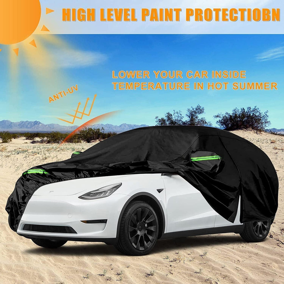 Wasserdichte Autoabdeckung Tesla Model Y 2020-2026