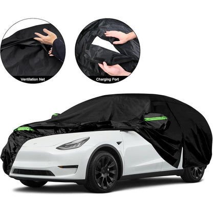 Wasserdichte Autoabdeckung Tesla Model Y 2020-2026