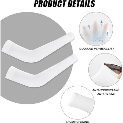 Armstulpen 2 Stück Unisex, Anti-UV Arm Sleeves für Sport und