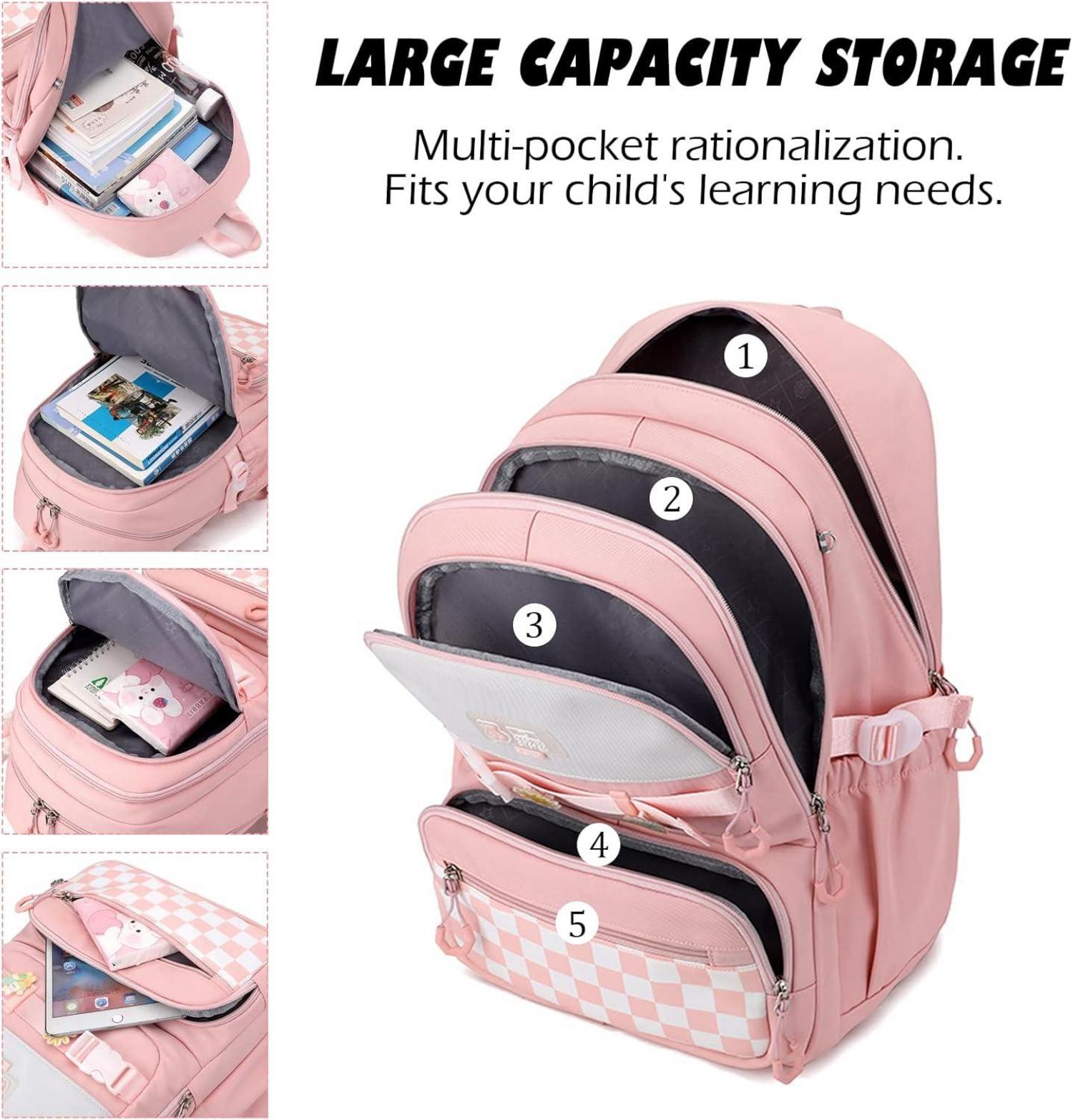 JANSBEN Schulranzen Schultasche Mädchen Jungen Daypack Ranzen School