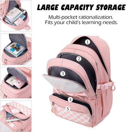 Hochwertiger Schulrucksack mit Laptopfach und vielen Fächern