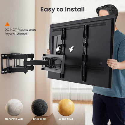 TV Wandhalterung Schwenkbar Neigbar für 32-70 Zoll Curved