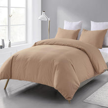 Beqnat Bettwäsche Set Beige 200x200 Mikrofaser Reißverschluss