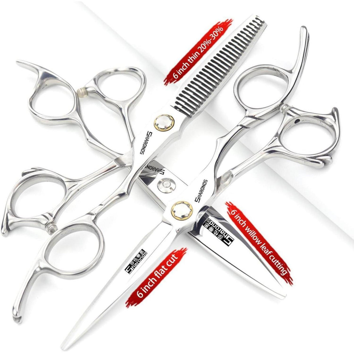 Professionelle Haarschere 6 Zoll – Japanisches 440C Stahl Set