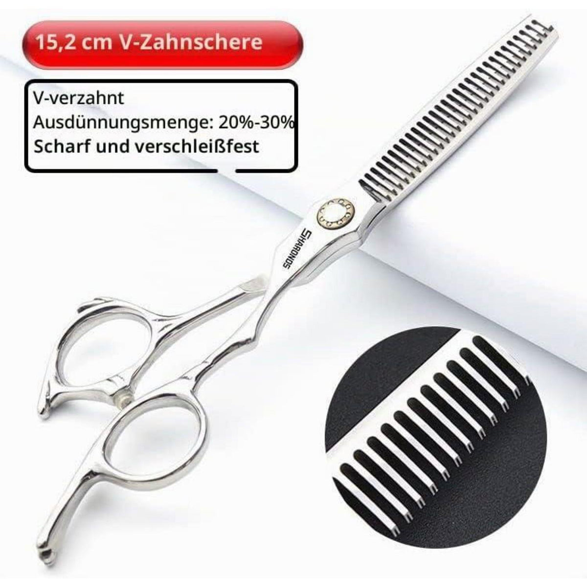 Professionelle Haarschere 6 Zoll – Japanisches 440C Stahl Set