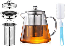 Glas Teekanne mit Siebeinsatz Borosilikatglas Tee Set 750ML