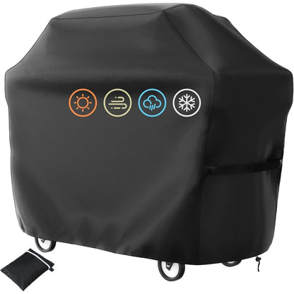 Grillabdeckung 145x61x117cm in blau, wasserdicht & langlebig