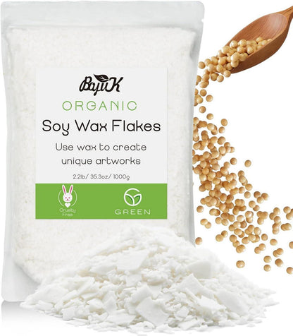 Natürliche Sojawachsflocken für Kerzenherstellung 1KG / 2KG / 5KG