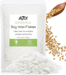 100% Natürliches Sojawachs für Kerzenherstellung 1.8kg Bio-Qualität