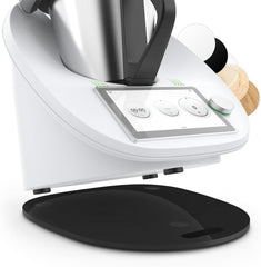 Gleitbrett für Thermomix TM6 TM5 - Acryl Rollbrett Schwarz