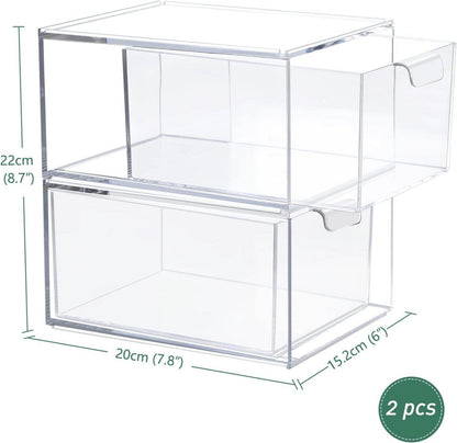 Greentainer Stapelbare Schubladen-Organizer aus Acryl (2