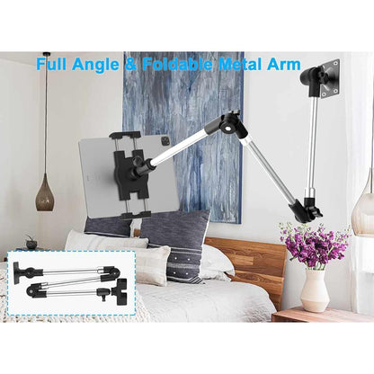 Faltbarer Tablet Wandhalterung mit Langem Arm & 360° Drehung