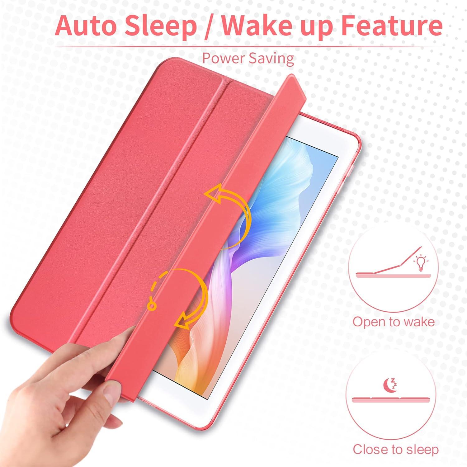 Tablet Hülle iPad 9.7 2018 6.Gen 2017 5.Gen Wassermelonenrot