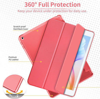 EasyAcc iPad 9.7 Hülle Transluzent Matt Wassermelonenrot