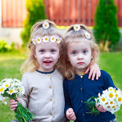Blumen Haarband Sonnenblumen Stirnband 10 Haarspangen Damen Mädchen Party Hochzeit