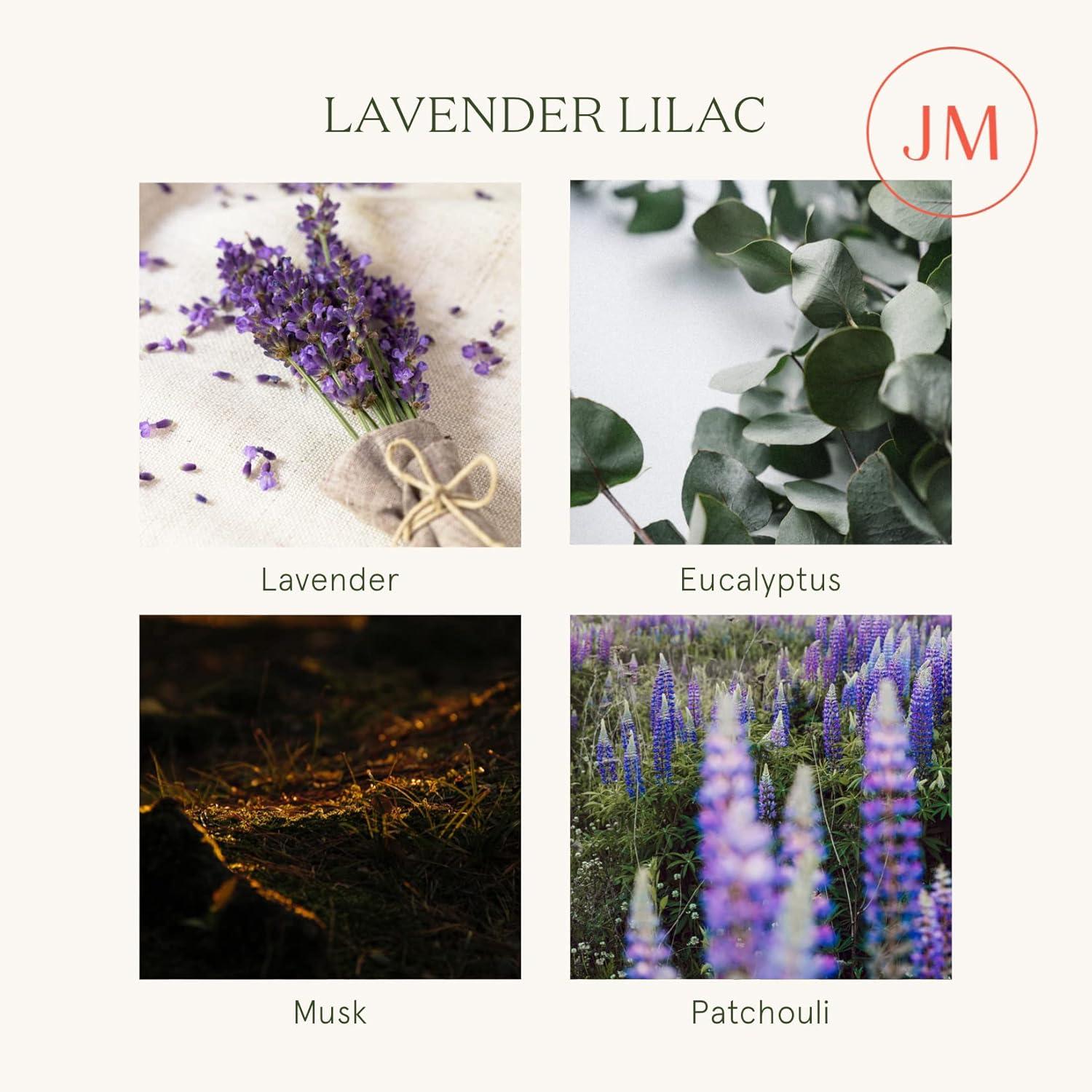 Lavendelkerze luxuriös mit Glasbehälter 80h Brenndauer 350g