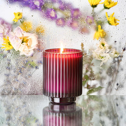 Lavendelkerze 350g Luxus-Kerzenglas Aromatherapie Entspannung 80h