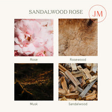 Duftkerze Rose Sandelholz 170g, 55h Brenndauer