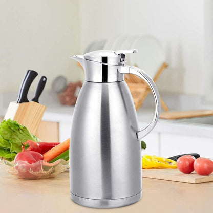 Wylnsie 2.3 Liter Edelstahl Isolierkanne Thermoskanne Teekanne