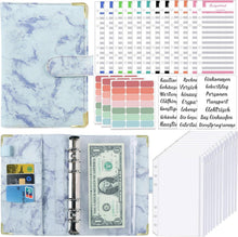 A6 Budget Planner Deutsch Geld Organizer 12 Binder Taschen Sparbuch