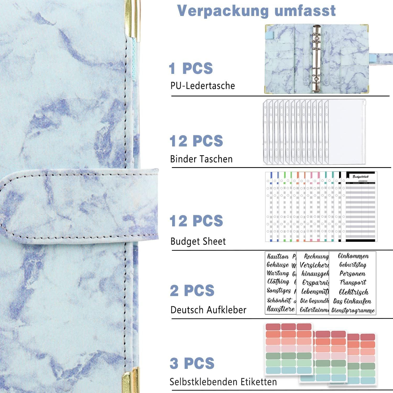 A6 Budget Planner Deutsch Geld Organizer Sparbuch Geschenk