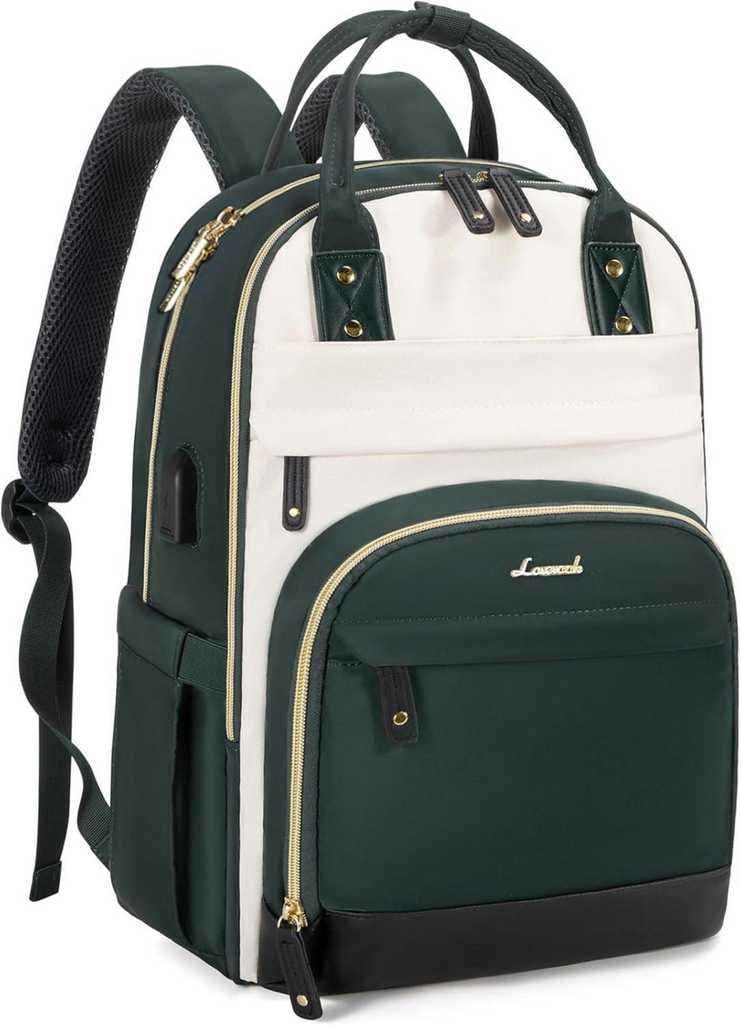 Rucksack Damen Laptop 15.6 Zoll USB Anti-Diebstahl Wasserdicht