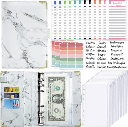 A6 Budget Planner Deutsch Geld Organizer mit Binder Taschen Guardian