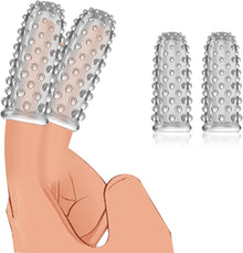Silikon Fingerhüllen 2er Set Ticklers Penishülle Stimulation G-punkt