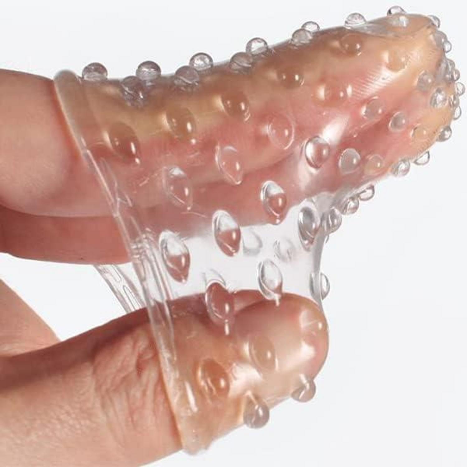 Silikon Fingerhüllen 2er Set für Klitoris und G-Punkt Stimulation