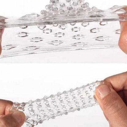 Fingerhüllen Set Silikon Antiallergisch für Klitoris G-punkt Stimulation