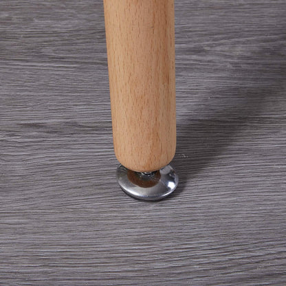 Skandinavischer Esstisch 110x70cm – MDF Tischplatte, Buchenholz