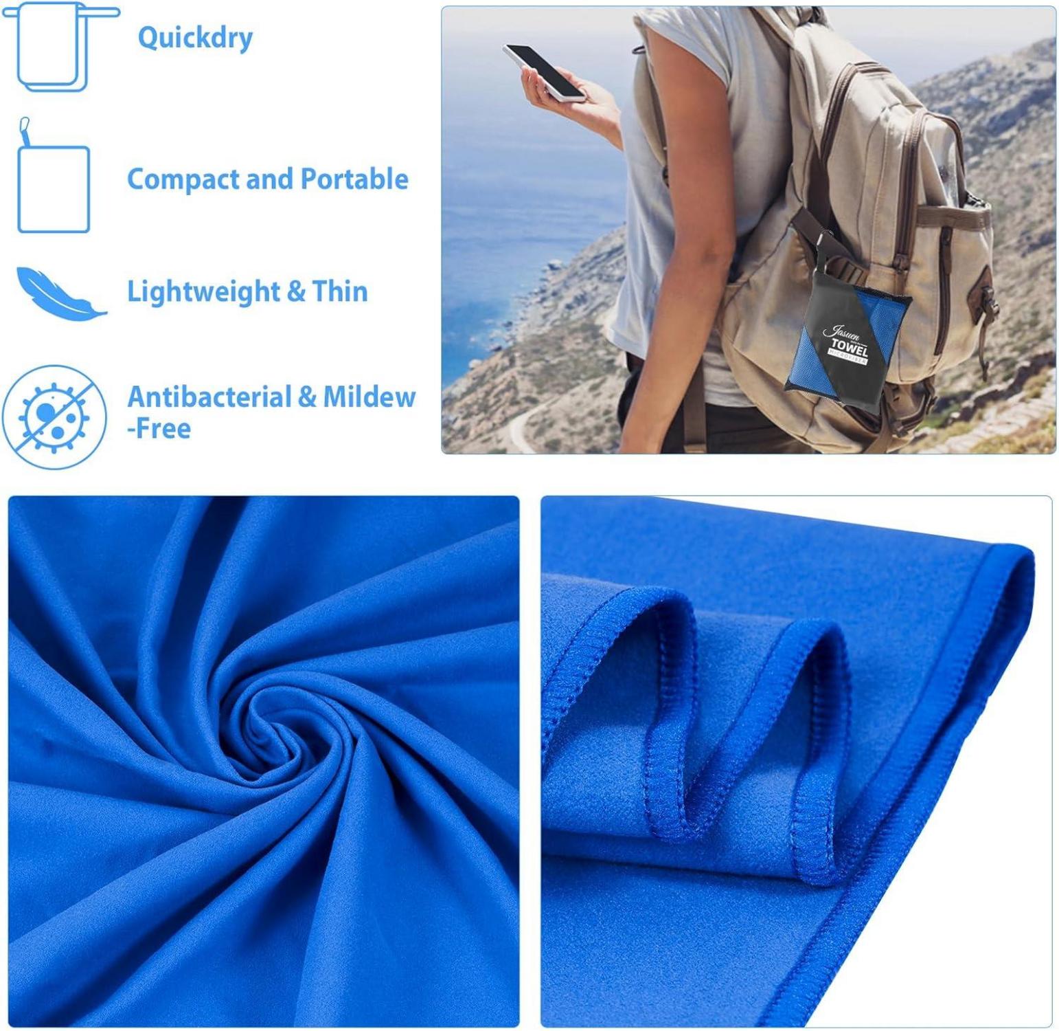 Schnelltrocknendes Mikrofaser Handtuch Set für Reise & Sport